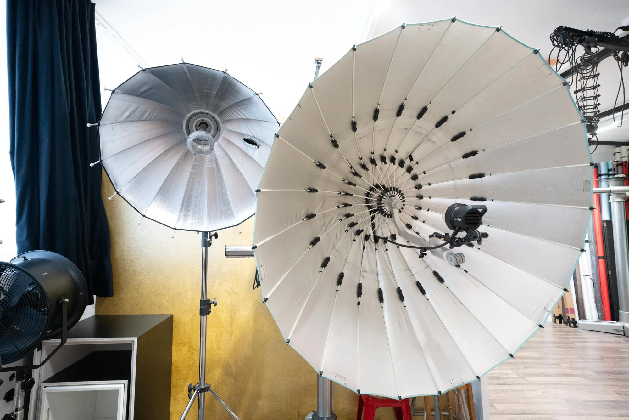 Studio-Setup für ein Business-Porträt